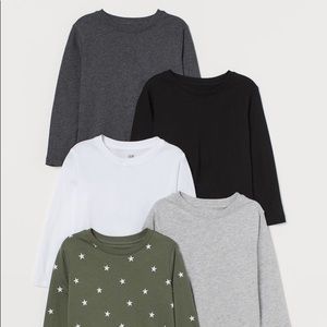 5-Pack Jersey Long Sleeve Tees